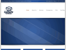Tablet Screenshot of gulfportveterinarian.com